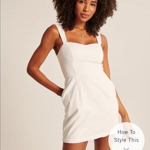 Wide strap mini Abercrombie & Fitch lemons dress M